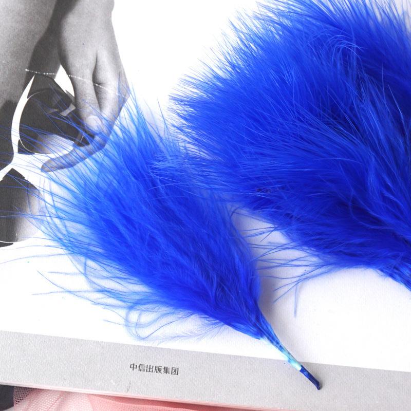 50Pcs Feather Turkey Hair Vascular Fleece, Dream Catcher Diy Corsage Earrings Headgear Hair Accessories Color Pendant Decorative Materials