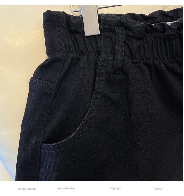 Super Size High Waist Summer Loose Fit Plus-Size Denim Shorts 3188