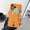 Push Card Bag Slot Holder Wallet Phone Case for IPhone Air 17 16 15 Plus 14 13 12 11 Pro Max XS Shockproof Soft Silicone Cover