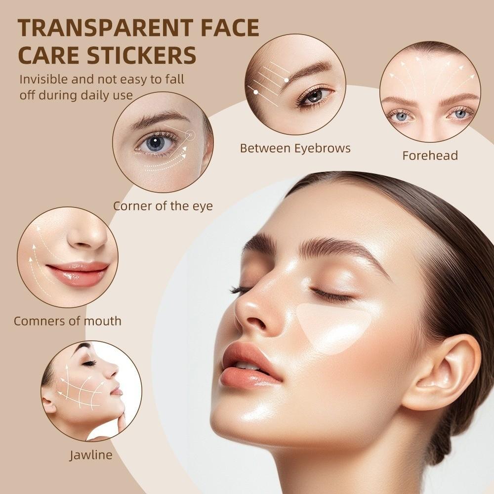 36PCS Transparent Nasolabial Fold Patch PE Smile Patterns Patch Skincare Patches Skincare Routine