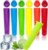 Silicone Popsicle Molds Reusable Ice Pop Molds For Kids DIY Frozen Popsicle Maker BPA Free Popsicle Tubes with Yogurt Sticks