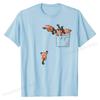 T-Shirt - Pocket Series Cute Red Panda  Playing Cotton Tees for Cool T Shirt Unique Funny