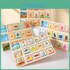 Kids Educational Matching Puzzles With Wooden Material For Preschool Logic Development