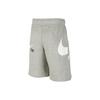 Nike Sportswear Swoosh Logo Print Straight Shorts Kids Bottoms Grey DR8484-063