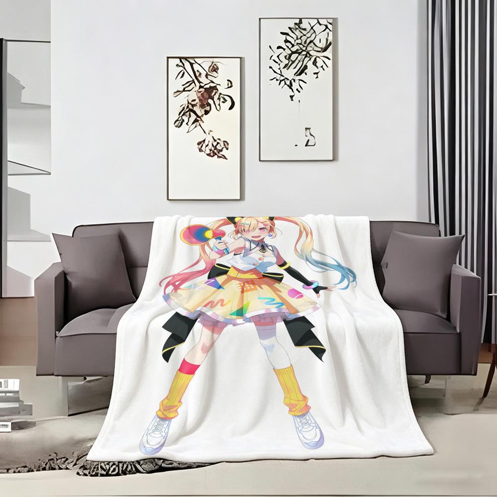Character Figure M-Mewtypes Throw Soft Warm Throw Blanket For Bedroom Living Room Bed Travel Camping Picnic Gift