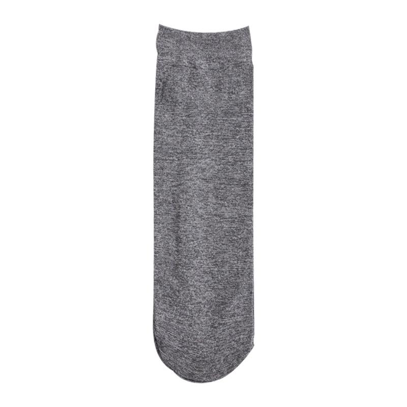 10 Paar Herren Strapazierfähige Laufmaschenfeste Seidenstrümpfe - Atmungsaktive Wadenlange Business-Socken