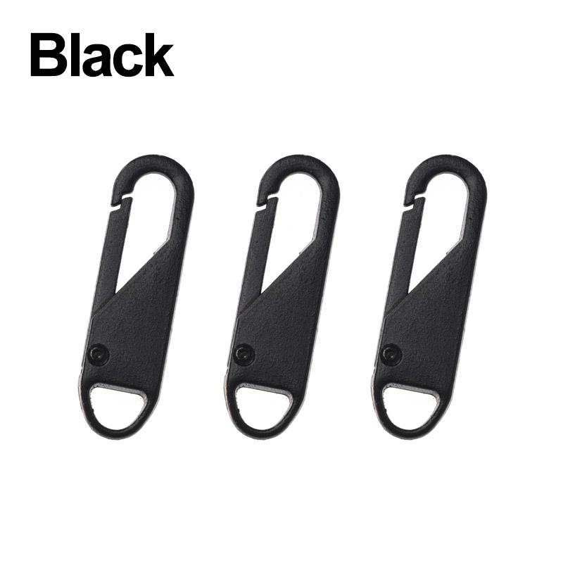 

Универсальный металлический бегунок для молнии, съемный, мгновенный ремонт, головка молнии, набор для сумок, чемоданов, молний, язычок, сделай сам, швейное ремесло 2pcs чёрный