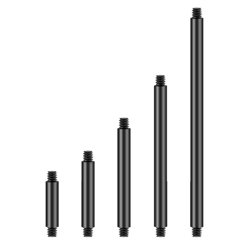 Male 1/4 Thread To Male 1/4inch Mount Connecting Screw for DSLR Camera Photo 24mm-144mm 8mm Rod