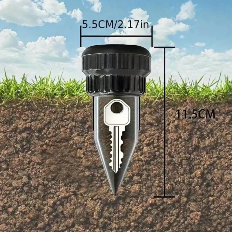 Garden Key Concealer, Realistic Underground Watering Can, No Batteries Required, Durable Plastic For Outdoor Garden Security