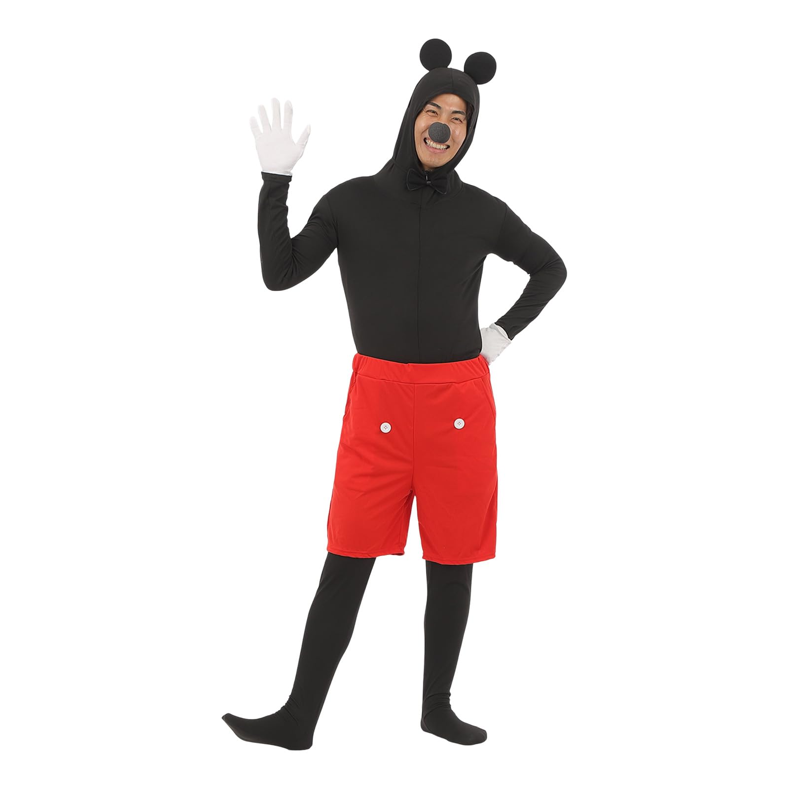 

iinoo Halloween Mickey Mouse Full Body Tights, Yellow Bear Cosplay Costume, Unisex (Size L)