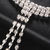 Armlet Up Down Arm Bangle Multilayer Rhinestone Bracelet Vintage Tassel Arm Chain  Girls