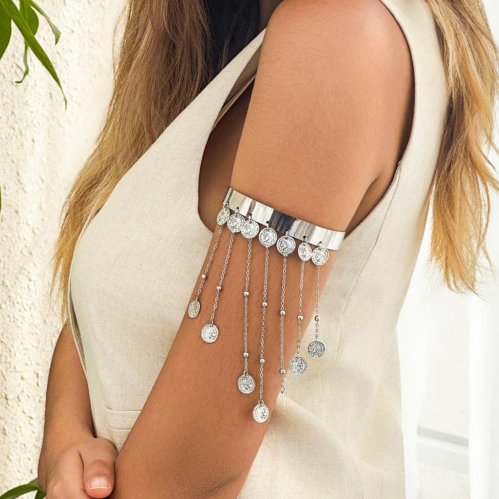 Western Style Beaded Fringed Arm Chain Arm Ring Bohemian Love Arm Bracelet Women