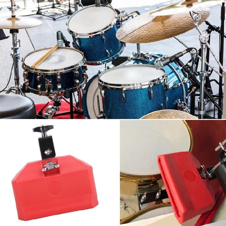 1Pc Rhythm Instruments Sturdy Plastic Construction Compact Drum Block for Drumming Practice Outdoor Concerts Education