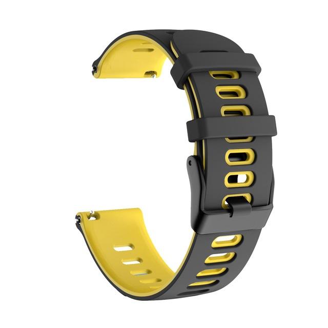 20mm Watch Strap For Garmin Vivoactive 5 3/Venu 2 Plus/SQ/Vivomove Trend/Forerunner 245 645 Music Sport Silicone Smart Wristband