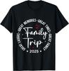 Family Trip Vacation 2025 Matching Summer Group T-Shirt Unisex TShirt