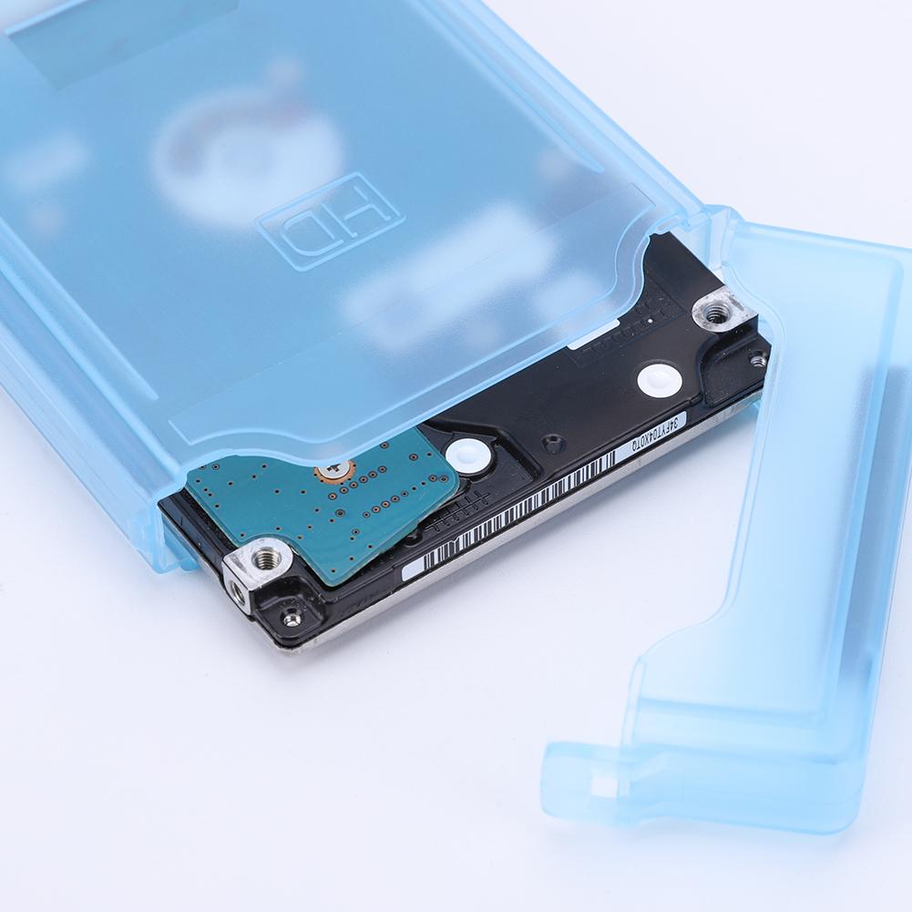 2,5 Zoll HDD SSD Schutzhülle Antistatisch 2,5 Zoll Festplatten Aufbewahrungskoffer Kunststoff Feuchtigkeitsbeständige Schutzabdeckung Staubdicht