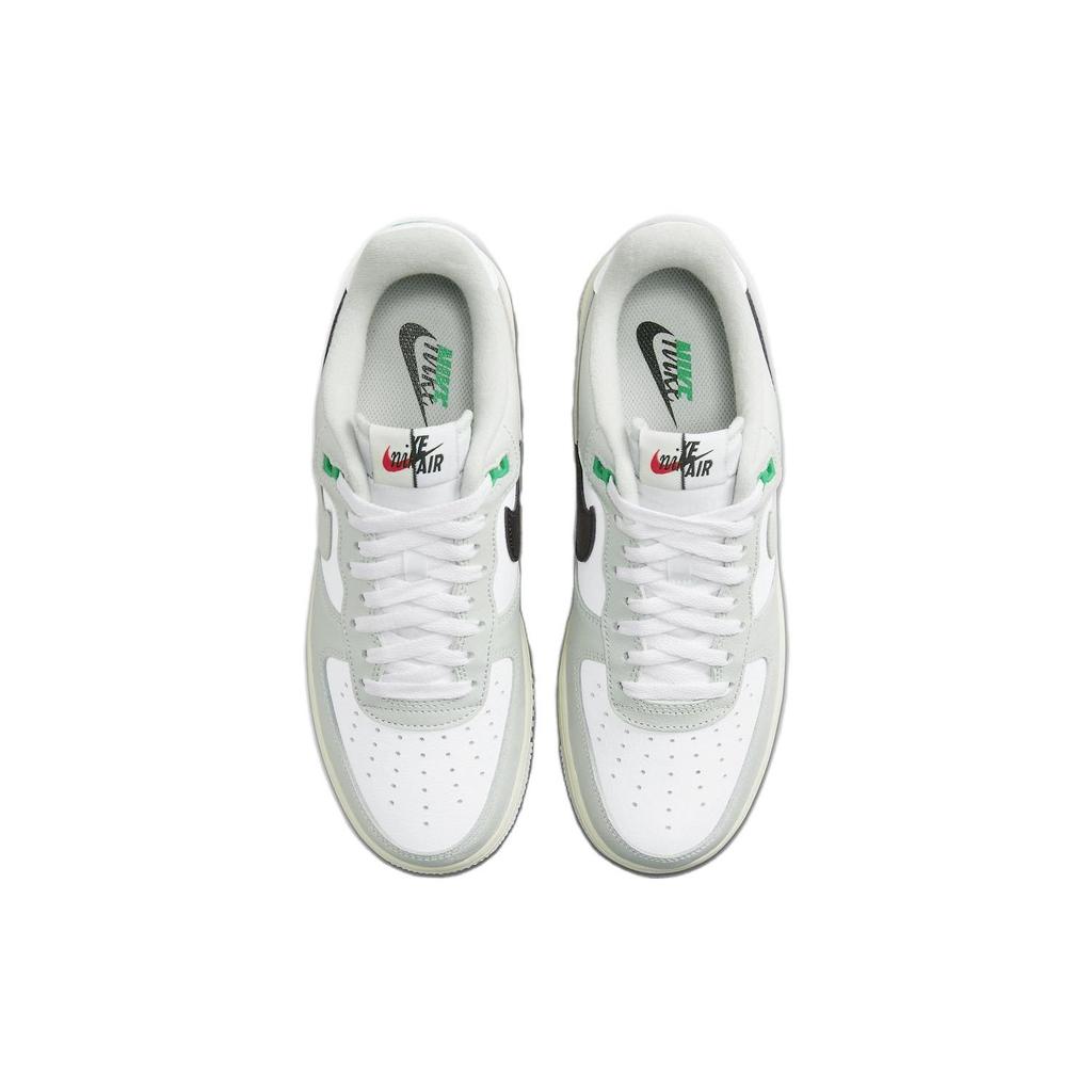 Nike Air Force 1 07 LV8 Split - Hellsilber Herren Sneakers Grau Schwarz Weiß DZ2522-001