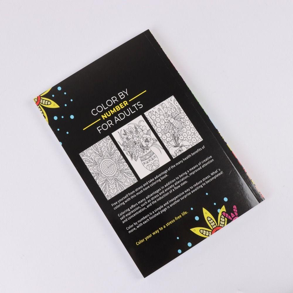 190 Pages Coloring Book Anxiety Therapy Drawing Painting Book  Men Women Teens