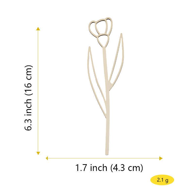 12PCS New 18 Kinds of Wooden Wildflower Decoration Set DIY Wooden Flower Hollow Logo Family Holiday Vase Insert Random Colors 12pcs