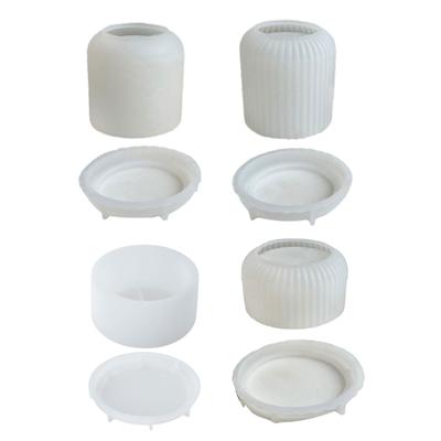 Tea Cup Shaped Candle Silicone Mold Jar Silicone Molds for Making Candle Handmade Ornament Home Decor