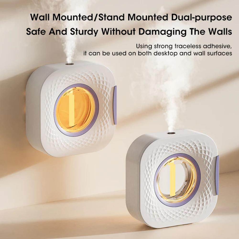 Máquina de Aromaterapia Automática Borrifador de Fragrância Portátil Difusor de Óleo Essencial Desodorização de Ar para Banheiro Óleo de Gardênia Lavanda