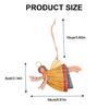 Girl Shaped Pendant Metal Christmas Tree Hangings Adornment Door Hanging Accessory Festival Home Decoration Supplies