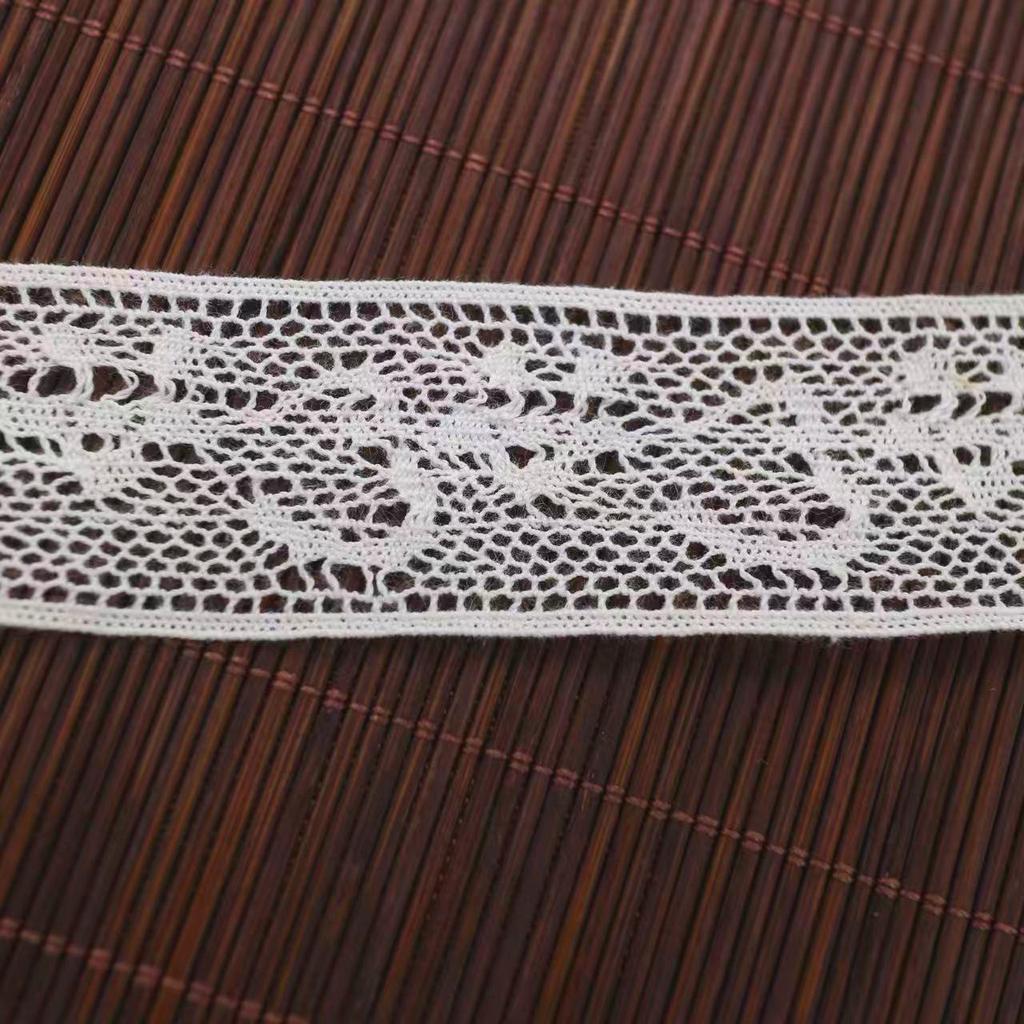 Cotton Lace Tablecloth Diy White Beige Hanfu Decorative Accessories Lace Exquisite Hollow Lace Accessories