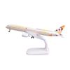 Modèle Réduit d'Avion Etihad B787 en Métal Moulé sous Pression Échelle 1/300 20cm Kits de Jouets avec Support pour Collections Affichages ou Cadeau pour Garçon