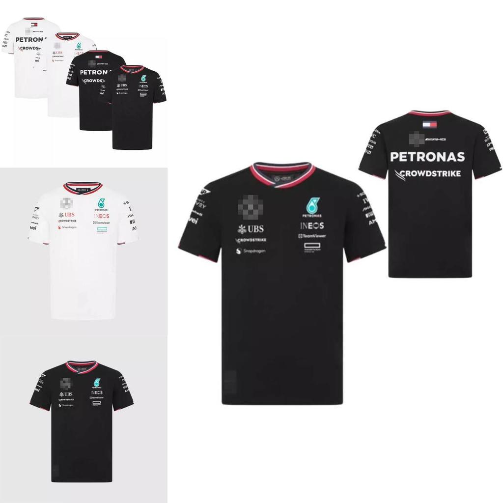 Tricou elegant 2024 F1 -benz Team cu mânecă scurtă și croială confortabilă largă