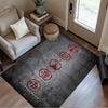 Umbrella Corporation Logo Area Rug Design for Foyer Decorate room Balcony Playrooms Antislip Carpet Decorate Offices