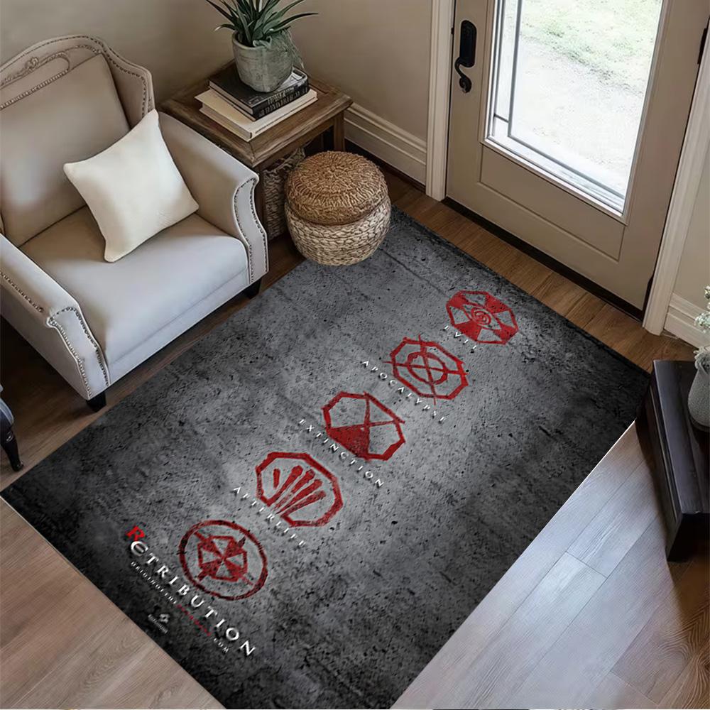 Umbrella Corporation Logo Area Rug Design for Foyer Decorate room Balcony Playrooms Antislip Carpet Decorate Offices