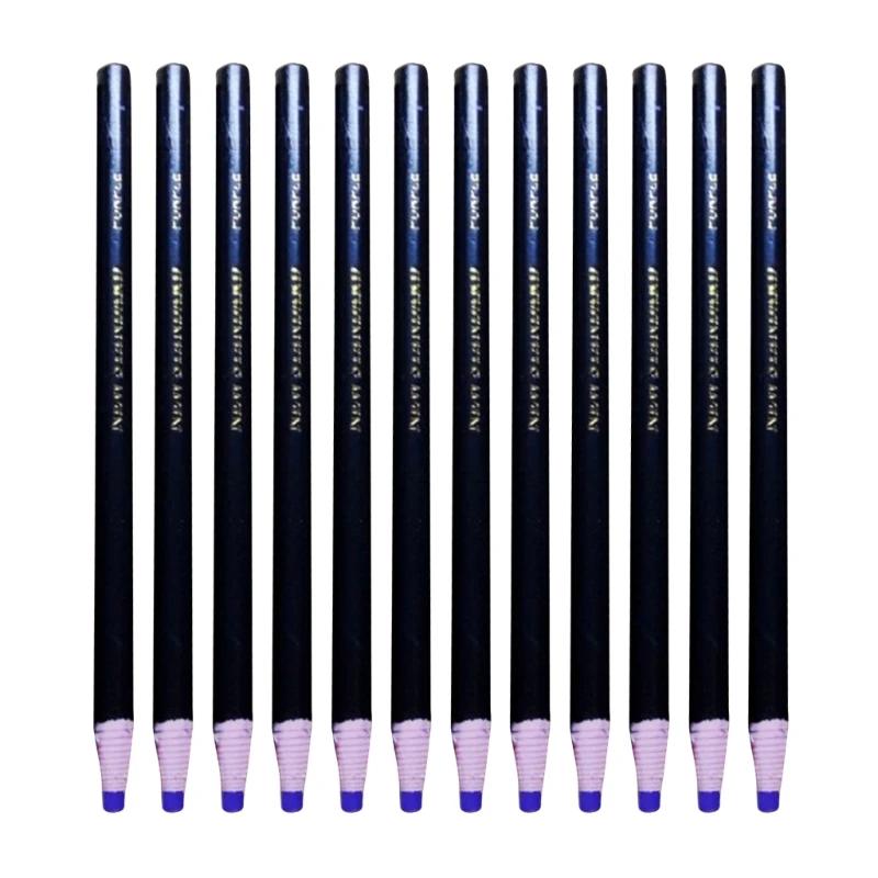

12Pcs Peel Off Drawstring Crayon, No Peeling Marking Crayon, Oil Pen, Dot Mark Pen, Marking Pen синий
