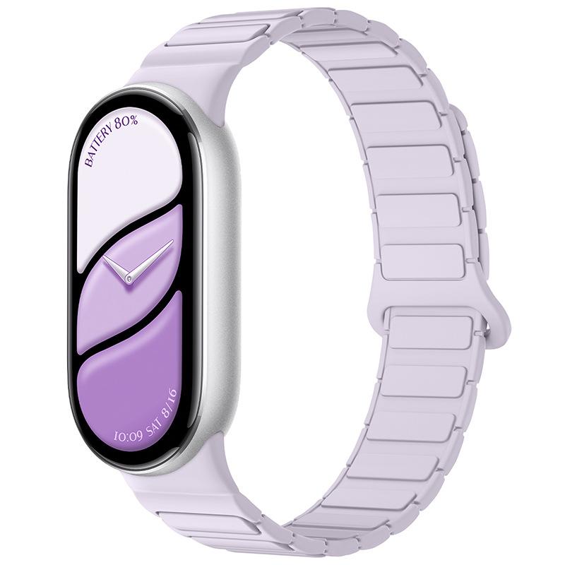 Magnetiskt looparmband för Mi Band 10 Rem Silikon Sportarmband för Xiaomi Mi Band 10 9 8 Correa Band Armbandsaccessoarer
