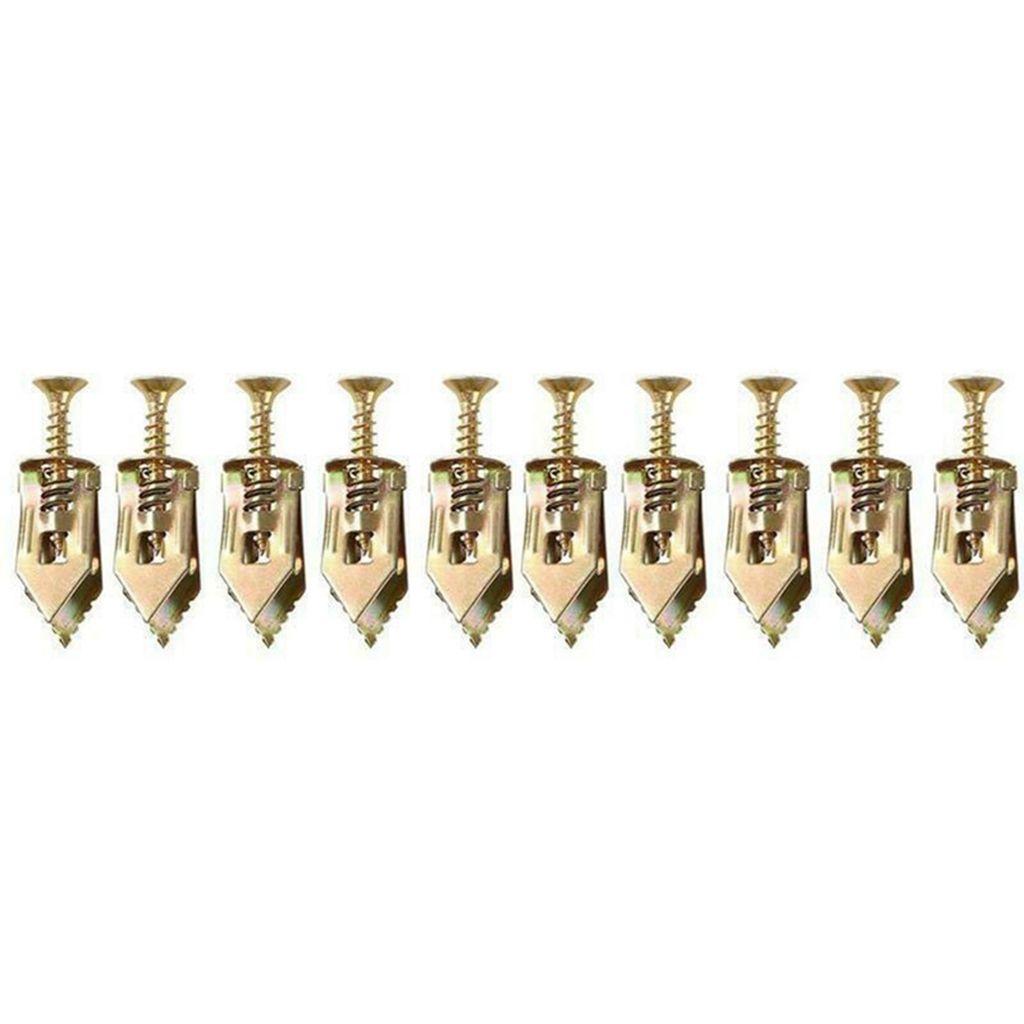 

Tapping Screws Metal Home Improvement Expansion Tube Fix Screws Wall Fixing Plug Board Fix Kits 12x30mm-10 pcs