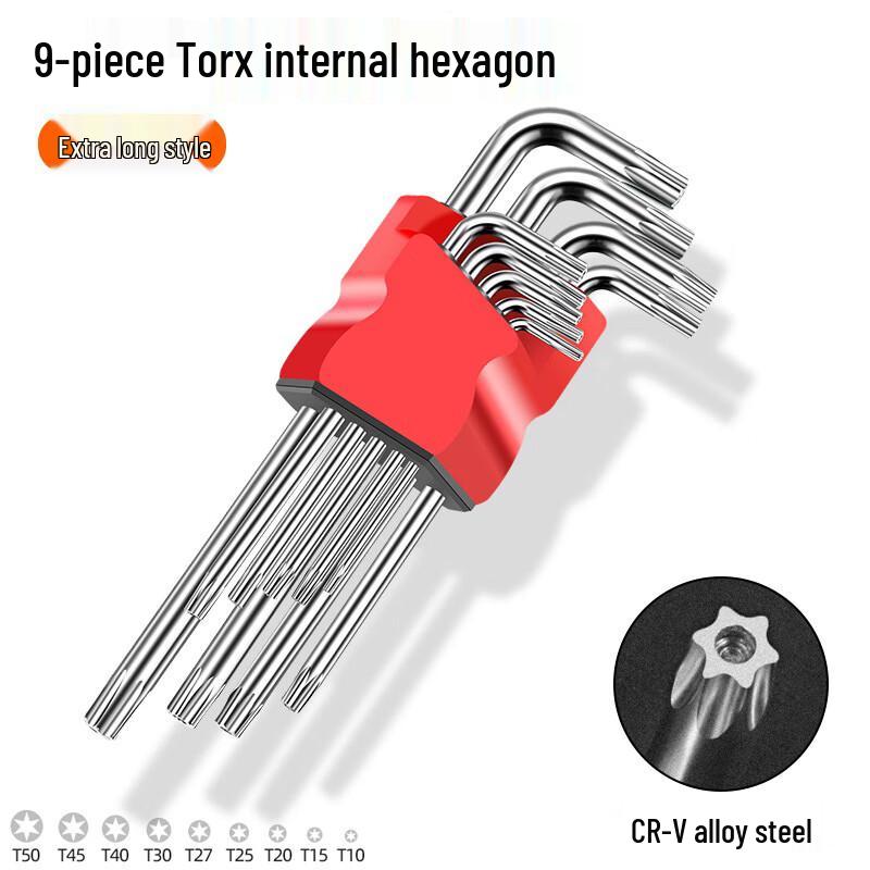 Multi-functional T-Handle Hex & Torx Wrench Set