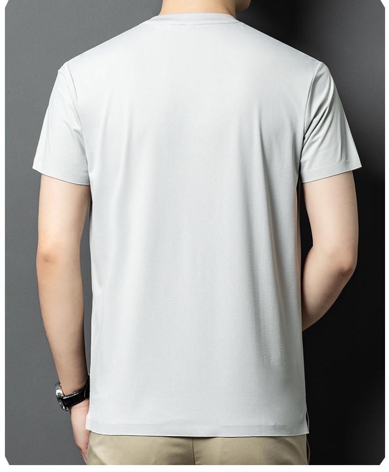 Summer Cool Men's Round Neck Short-Sleeved T-Shirt