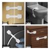 Child Safety Drawer & Cabinet Lock - Anti-Push Pull Door & Refrigerator Protection