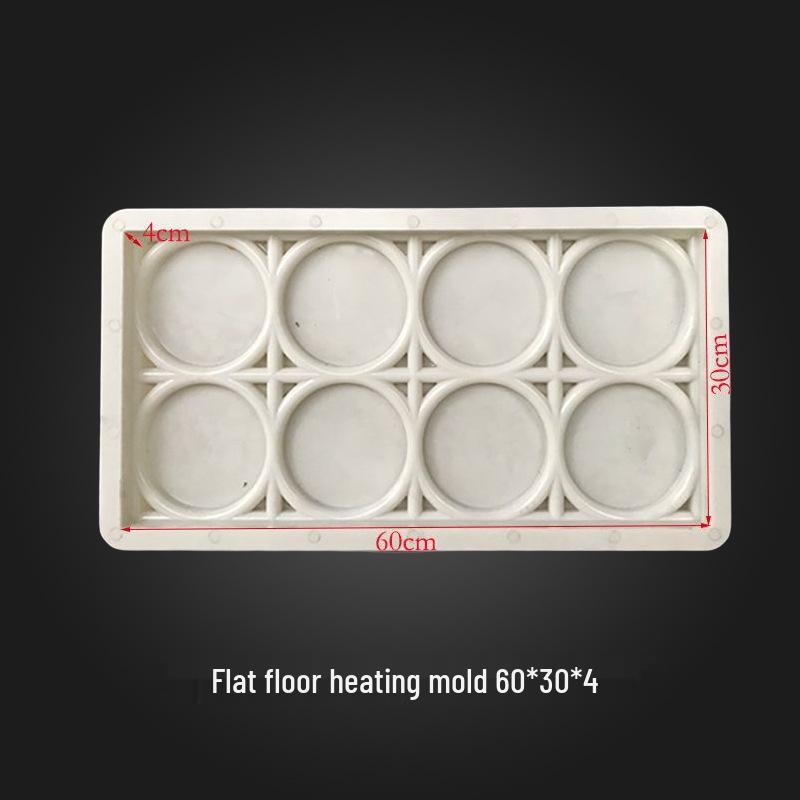 Flat Template PC Mold Injection Bending Line Plastic Cover Plate for Floor Heating Insulation.
