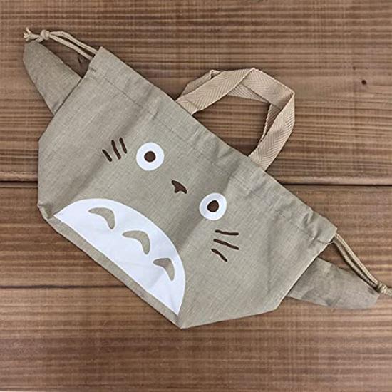 Lancheira de Patinador com Cordão Meu Amigo Totoro e Ghibli Bolsa Cortada para Crianças, Design, KB7D-A