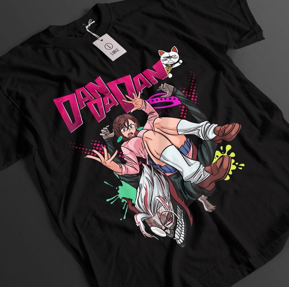 

Dandadan T-shirt Okarun Shirt Momo Seiko Ayase Top Aira Turbo Granny Unisex Tee L
