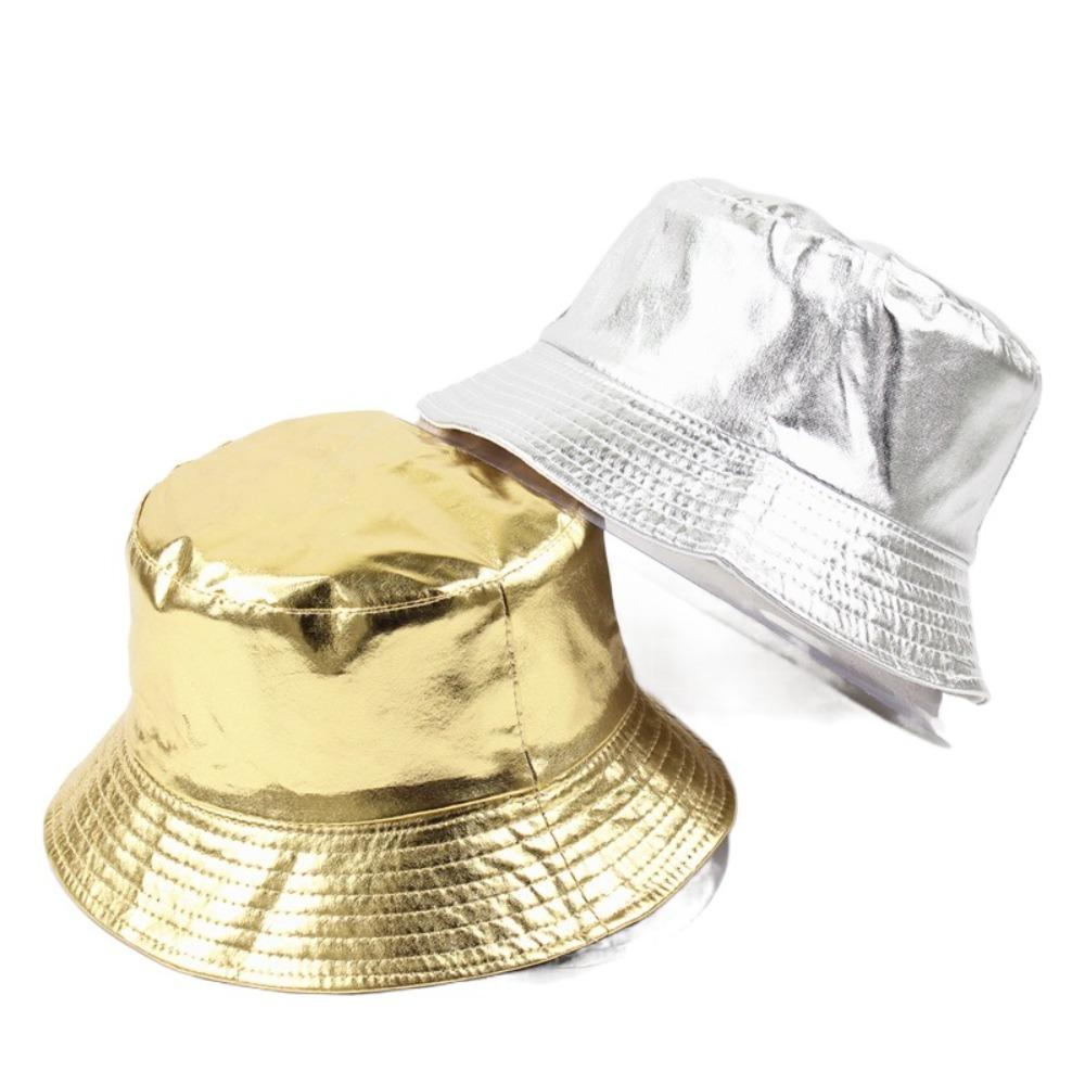 Harajuku Fisherman Hat Solid Color Bucket Cap Simple Sun Hat  Women