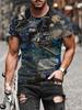 New Hot Sell Men's T-Shirt 3D Vintage Print T Shirts Summer Round Neck Cool Oversize Muscle Streetwear Clothing T Shirt Tops