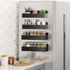 Magnetic Fridge Shelf Organizer Set Of 2 Metal Spice Rack Holder Kitchen Storage For Side Container Basket Washing Produce
