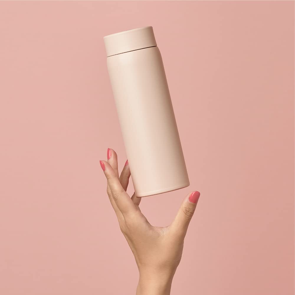 Doshisha Fluffy Air Mug Bottle, 480ml, Coral