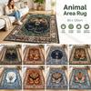 Soft Plush Tiger Floor Mat Wild Animal Print Living Room Mat New Bedroom Door Mat  Bedroom Entrance