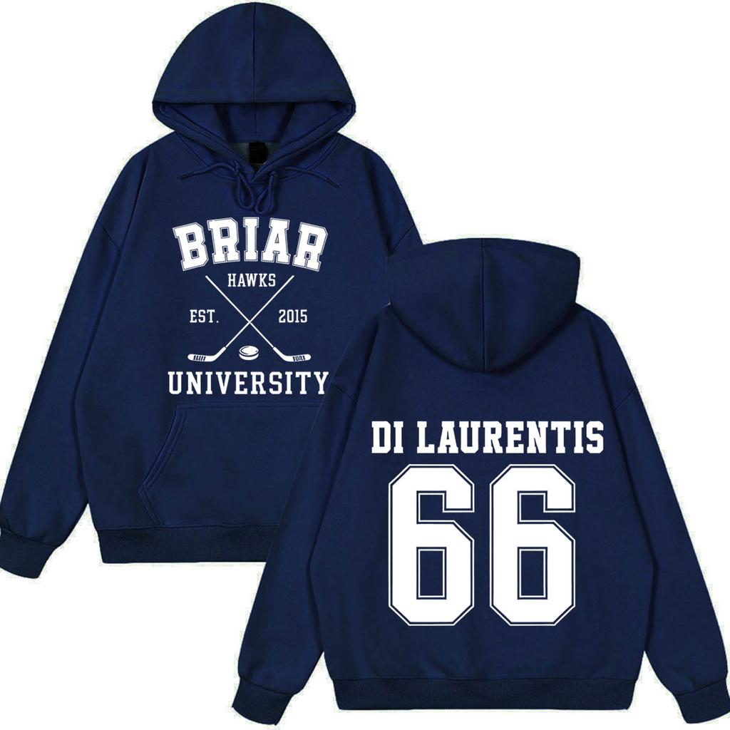 Di Laurentis 66 Série de TV Fora do Campus Moletom Briar University Homens Mulheres Roupa Moda Inverno Vintage Casual Solto Moletom