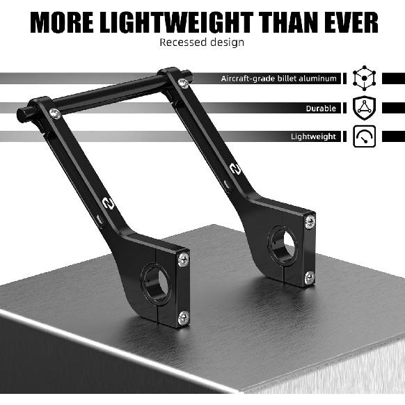 NICECNC Aluminium CNC Roadbook Montagearme Lenkerhalterung Roadbook Halterung Kompatibel mit 690 Enduro/Enduro R/SMC/SMCR 2008-2023, Kompatibel