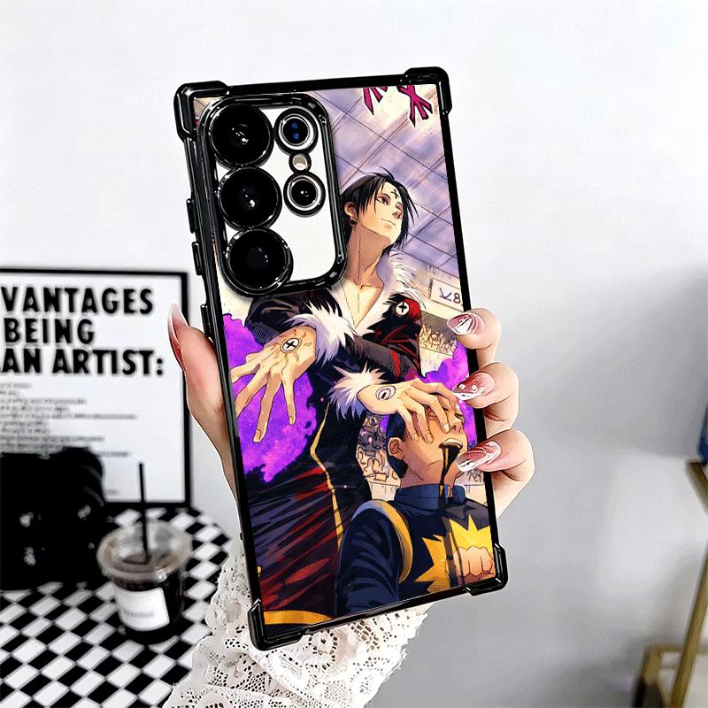 Hunter X-Hunters Chrollo Plating Phone Case For Samsung Galaxy S24 S25 FE S26 Edge S23 Ultra S22 S21 Plus S20 Anti-Fall Airabag