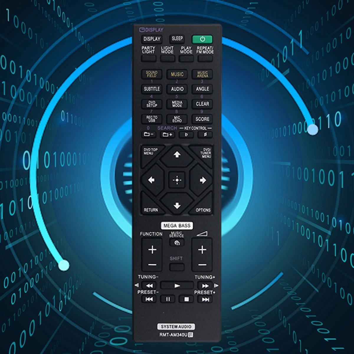 Замена пульта дистанционного управления -AM340U для домашней аудиосистемы MHC-V02 MHC-V11 MHC-V77W MHC-V90W SA-V90W MHC-V90DW China Mainland