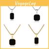 Stainless Steel Geometric Pendant Chain With Zodiac Animal Shape For Casual Wear